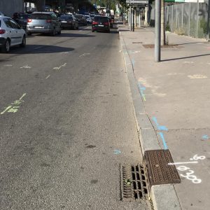 Marquage après détection de réseaux enterrés